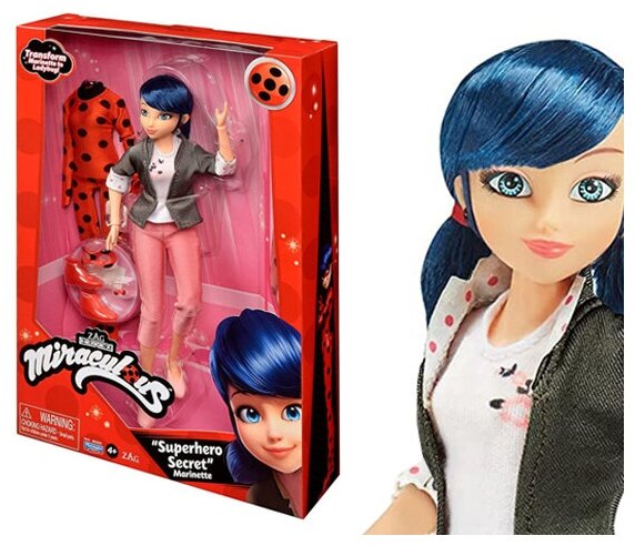 Кукла Леди Баг Ladybug секрет Маринет Miraculous