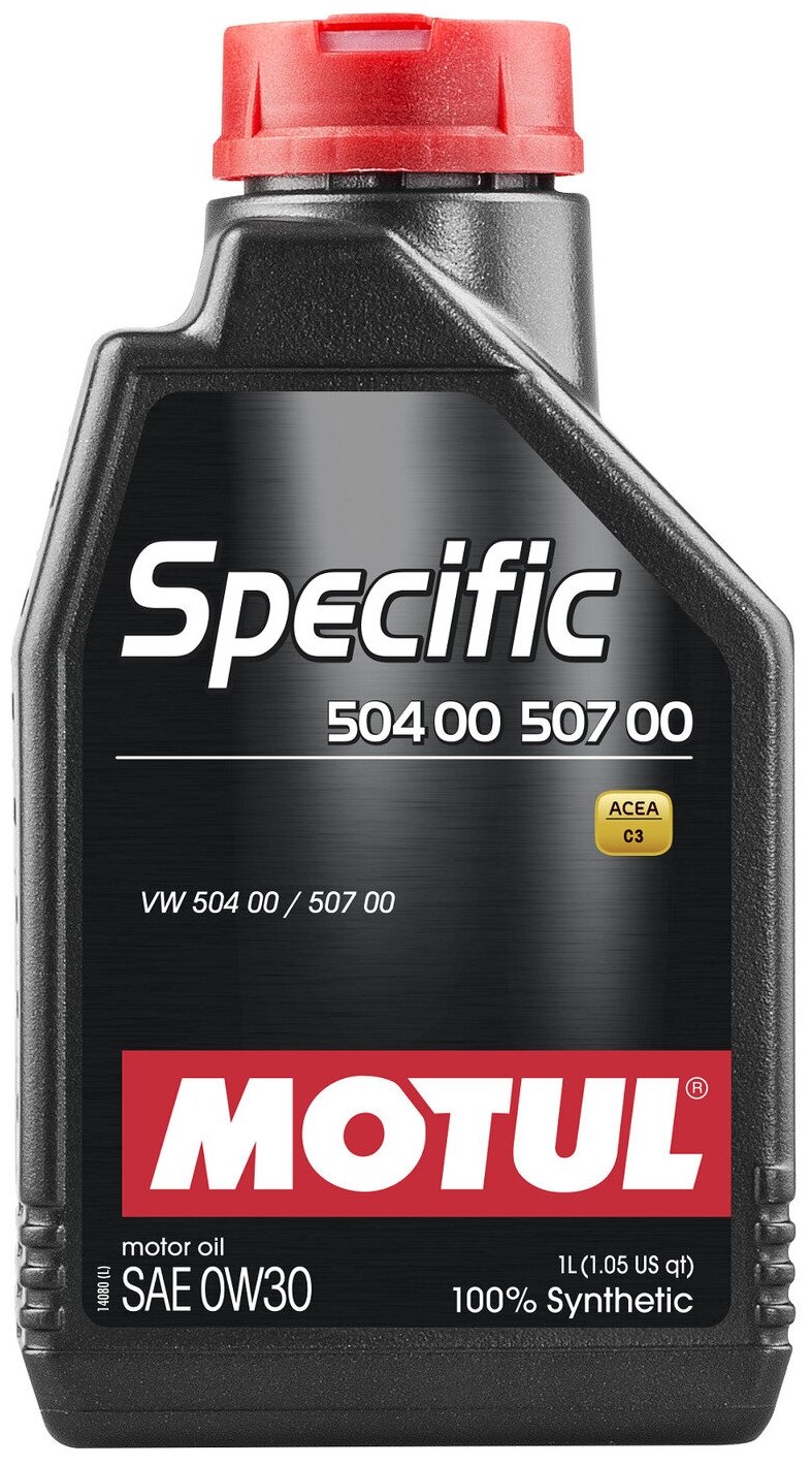 Синтетическое масло SPECIFIC 504 00 507 00 0W30 1л MOTUL 107049