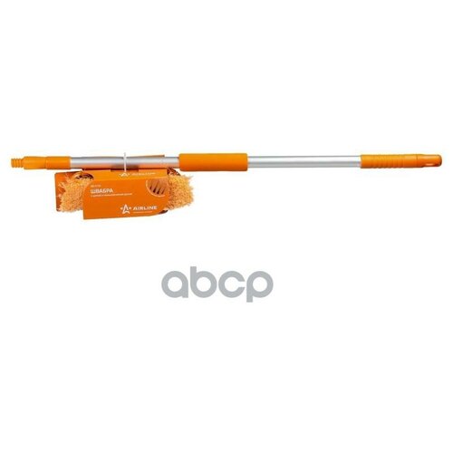 AIRLINE ABH03 Швабра с щеткой 20 см и телескопической ручкой 80-130см