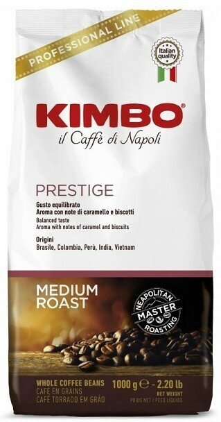 Kimbo Prestige кофе в зернах 1кг пакет (14009)