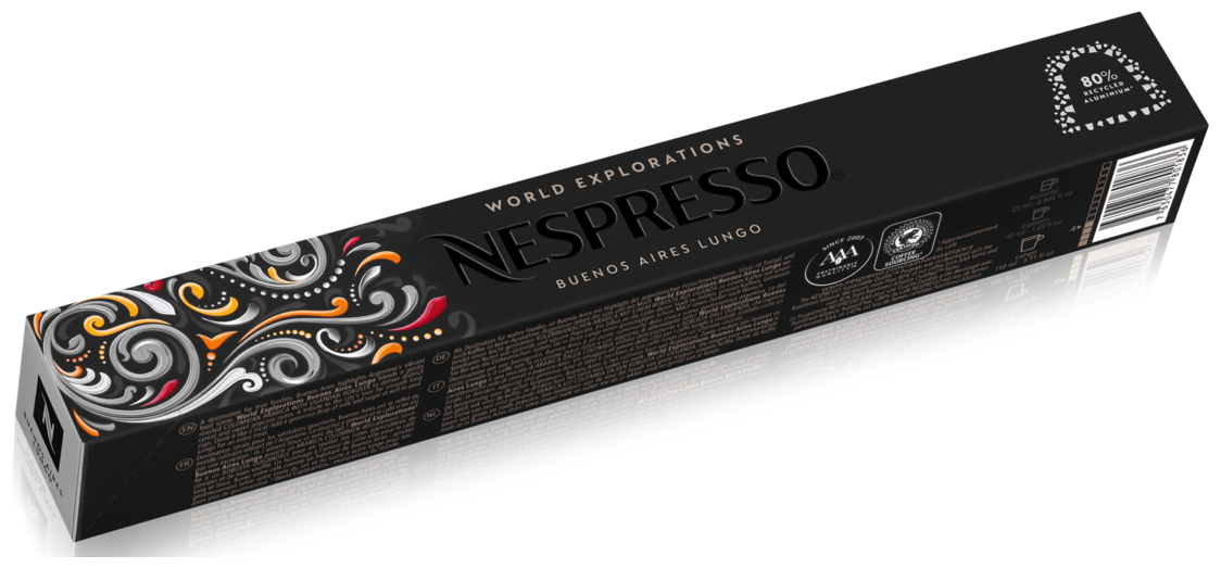 Кофе в капсулах Nespresso ORIGINAL BUENOS AIRES LUNGO, 10 капсул