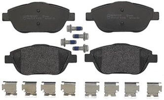 Дисковые тормозные колодки передние brembo P61103 для Citroen, Opel, Peugeot, DS Automobiles (4 шт.)