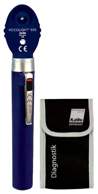 KaWe Офтальмоскоп Пикколайт E56 темно-синий, EU-версия, зеленый фильтр, KaWe