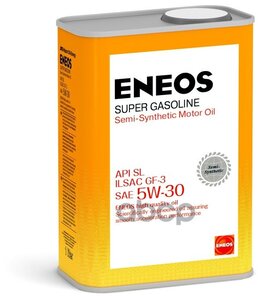 ENEOS Масло Моторное Eneos Super Gasoline Sl 5w-30 Полусинтетическое 0,94 Л Oil1358