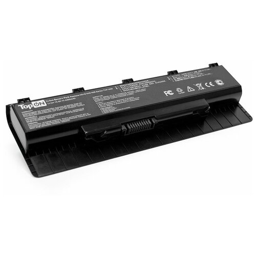 фото Аккумуляторная батарея topon для ноутбука asus n56 11.1v (4400mah)