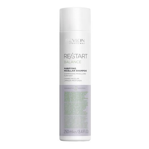 Купить 20538210 Revlon Prof. REVLON Restart Balance: Мицеллярный шампунь для жирной кожи головы (Purifying Micellar Shampoo), 250мл/1л, Revlon Professional