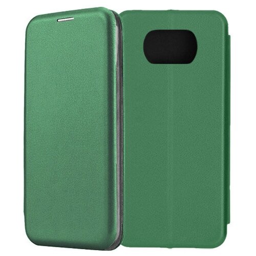 чехол книжка fashion case для xiaomi poco x3 nfc x3 pro зеленый Чехол-книжка Fashion Case для Xiaomi POCO X3 NFC / X3 Pro зеленый