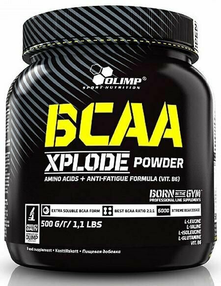 OLIMP AMINO BCAA XPLODE POWDER Аминокислоты 500 гр Клубника