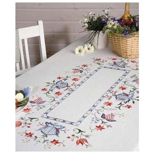 фото Набор для вышивания anchor: скатерть folklore tablecloth 140*240см, mez, 9240000-07132