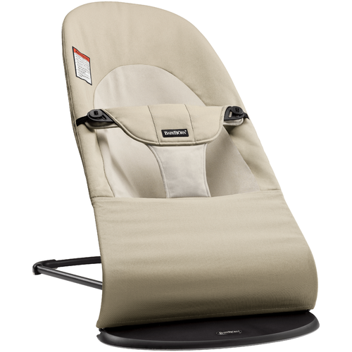 фото Шезлонг babybjorn balance soft (хлопок), khaki/beige