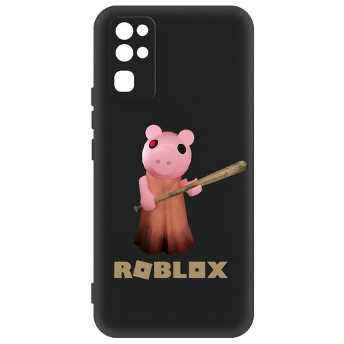 Чехол-накладка Krutoff Soft Case Roblox-Пигги для Honor 30 черный чехол накладка krutoff soft case постер для honor 7a pro черный