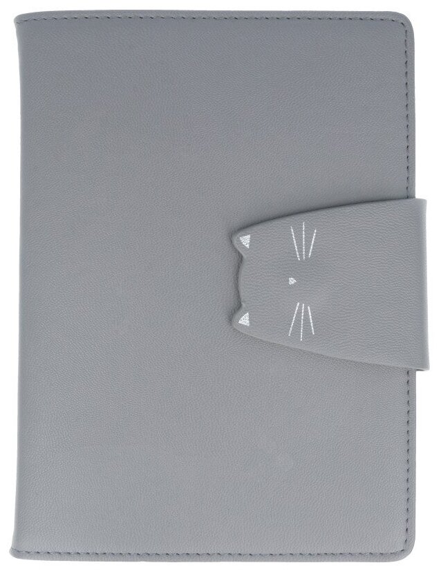 Ежедневник недатированный "Kitty" (160 листов, А6) (AZ728/grey) - фото №11