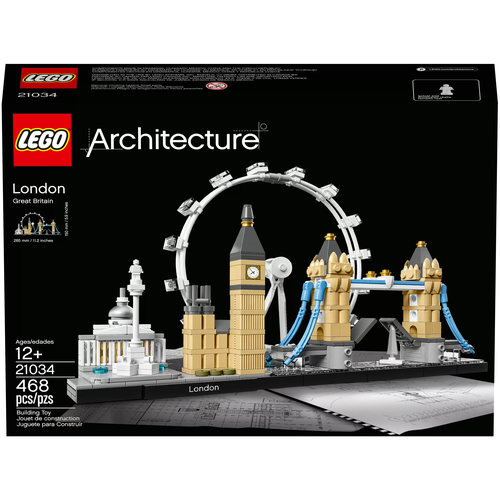 Конструктор LEGO Architecture 21034 Лондон, 468 дет. конструктор balody со стразами всемирно известная архитектура тадж махал василий церковь биг бен лондонский мост