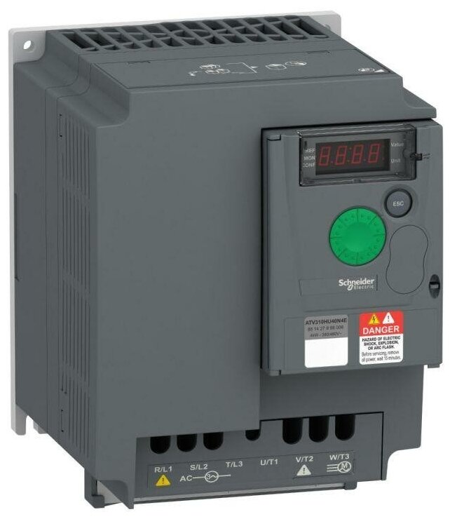 Преобразователь частоты ATV310 4кВт 380В 3ф Schneider Electric ATV310HU40N4E 1шт