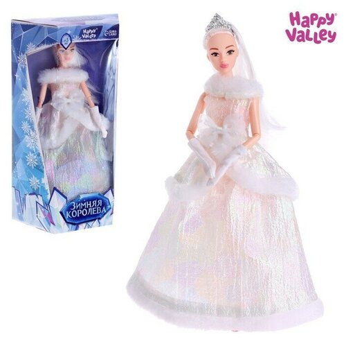 Кукла-модель шарнирная Зимняя королева Ксения в платье
