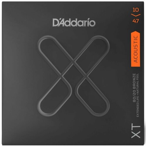 фото D'addario xtabr1047 струны для акустической гитары, 10-47
