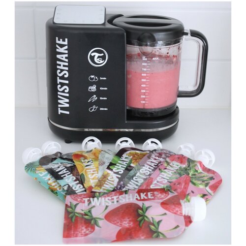 Комбайн 6 в 1 для приготовления детского питания Twistshake Food Processor Чёрный 799000₽