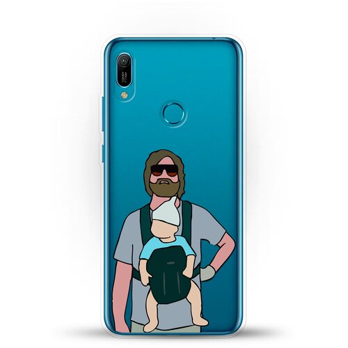 фото Силиконовый чехол алан на huawei y6 (2019) andy & paul