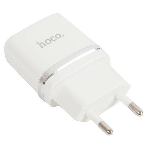 Зарядное устройство Hoco C11 Smart один порт USB, 5V, 1.0A, белый