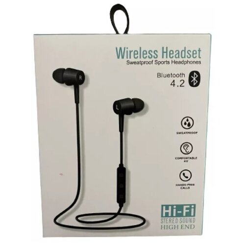 фото Беспроводные наушники wireless headset hi-fi stereo sound high end нет бренда 