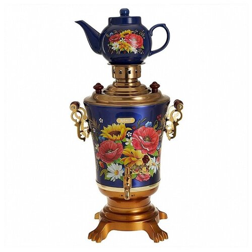 Самовар электрический яромир ЯР-1803 Маки 2300Вт 4л 1129600₽