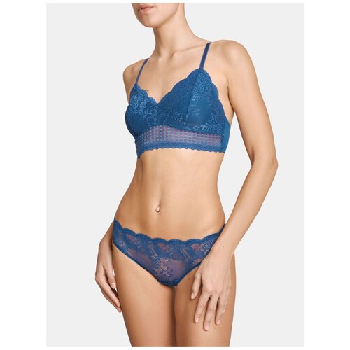 Бюстгальтер мягкая чашка LUI et ELLE EFS0102, размер 1, bleu marine melange (синий)