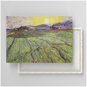 Картина на холсте с подрамником / Van Gogh - Enclosed Field, 1889 / Ван Гог