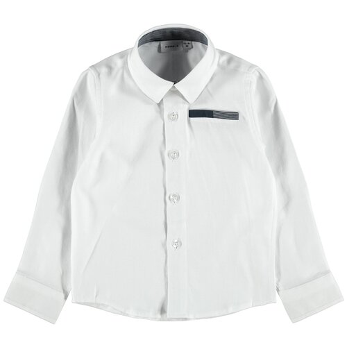 name it, рубашка для мальчика, Цвет: белый, размер: 86