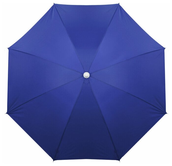 Зонт пляжный "Классика" с механизмом наклона, d=180 cм, h=195 см, цвета микс./В упаковке шт: 1 - фотография № 4