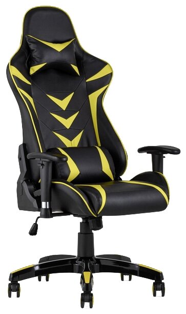 Кресло спортивное TopChairs Corvette желтое