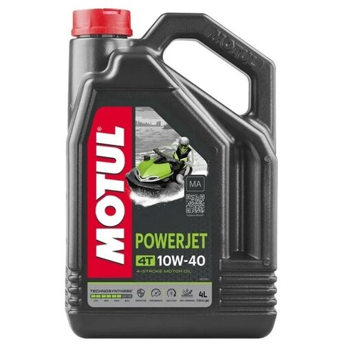 фото Масло моторное motul power jet 4t 10w-40 ( 4 l)