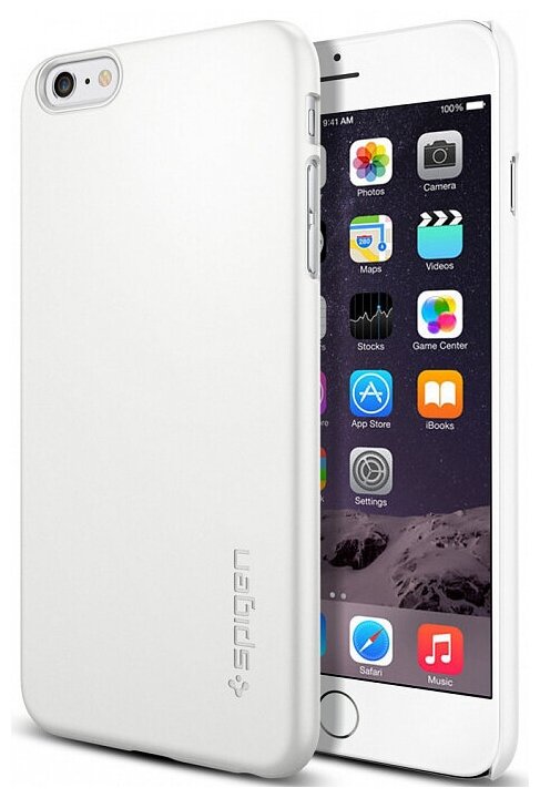 Spigen Thin Fit Series (SGP11101) - накладка для iPhone 6 Plus / 6S Plus (Shimmery White)