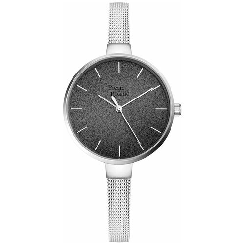 Наручные часы Pierre Ricaud Strap, серый часы наручные женские pierre ricaud p21032 1153qz