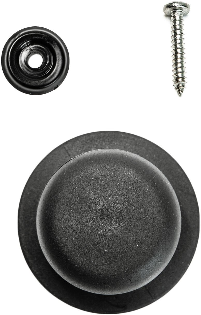 Ручка для сковородок пластиковая чёрная — фото 1