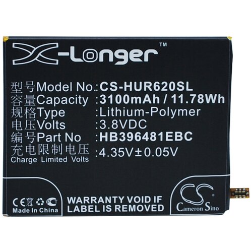 Аккумулятор CS-HUR620SL HB396481EBC для Huawei Ascend G7 Plus 3.8V / 3100mAh / 11.78Wh манежи cam кроватка dayly plus