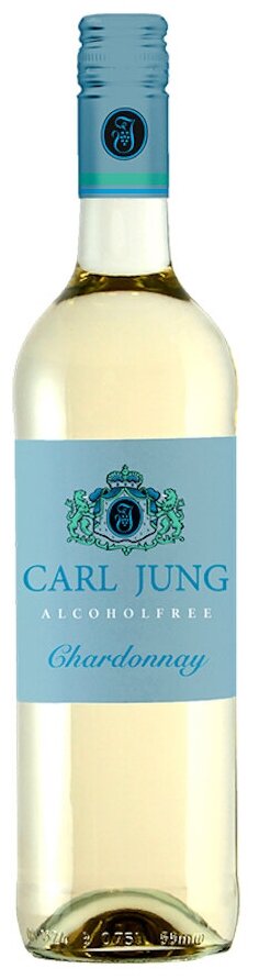 Вино безалкогольное Carl Jung (Карл Юнг) Chardonnay (Шардоне) белое полусухое, 750 мл