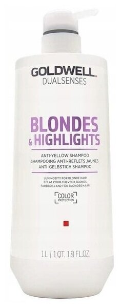 Goldwell DualSenses Blondes & Highlights Anti-Brassiness Shampoo 1000 ml