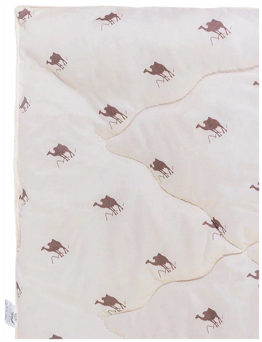Одеяло Эльф из верблюжей шерсти 200х220 см евростандарт - фотография № 11