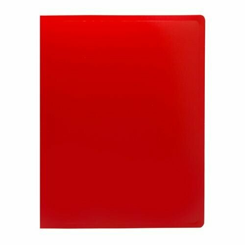 Папка с зажимом Buro -ECB04CRED, A4, пластик, 0.5мм, красный