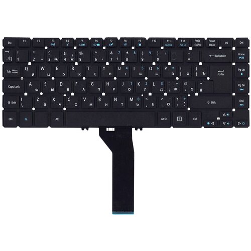 Клавиатура keyboard 9ZN9LBCA1D для ноутбука Acer Aspire R7-571 R7-571G R7-572 R7-572G черная c подсветкой широкий Enter 2061₽