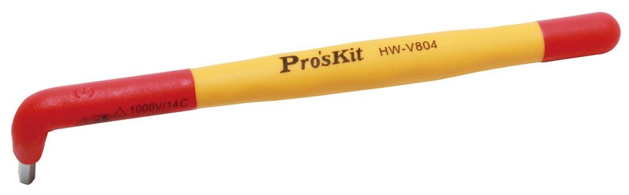 Торцевой ключ Proskit HW-V804 4 мм (1000 В - VDE)