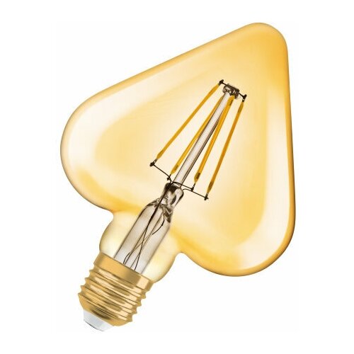 Лампа светодиодная LEDVANCE-OSRAM Vintage 1906 LED CL HEARTFIL GOLD 404,5W/824 E27 165x125мм OSRAM