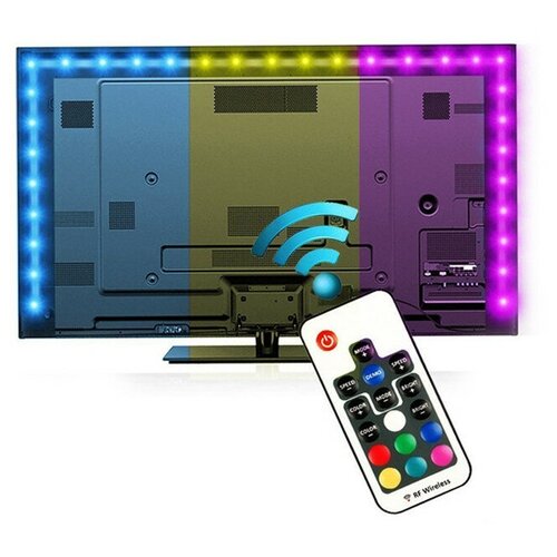 LED подсветка для TV комплект гелеос T12 4,8Вт/5V, USB (лента 200 см)
