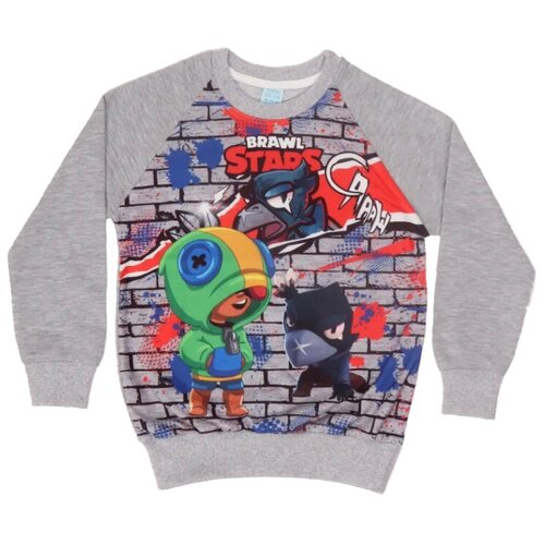 Джемпер Paty Kids, средней длины, размер 104, серый