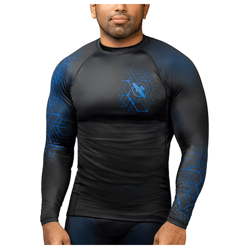 Рашгард Hayabusa Geo Long Sleeve Blue (S)