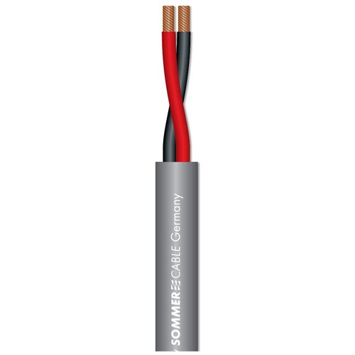 Кабель акустический с катушки двухжильный Sommer Cable 415-0056 Meridian Mobile SP215 Grey, 1 м