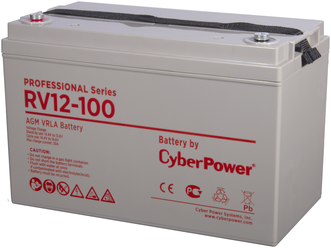 CyberPower Аккумуляторная батарея PS CyberPower RV 12-100 / 12 В 100 Ач CyberPower Professional Series RV 12-100