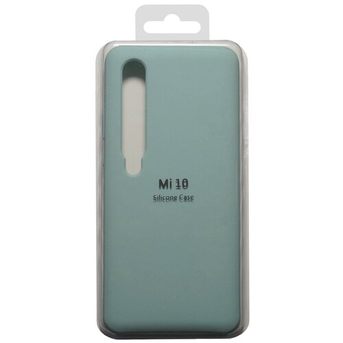 фото Чехол- накладка для xiaomi mi 10 silicone case бирюзовый (2) nl