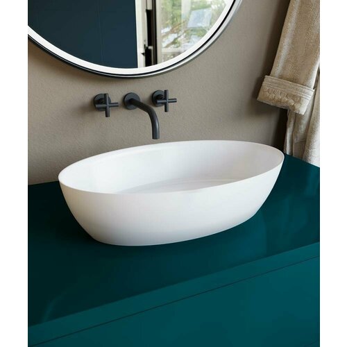 Раковина накладная Salini Alda 110611G глянцевая