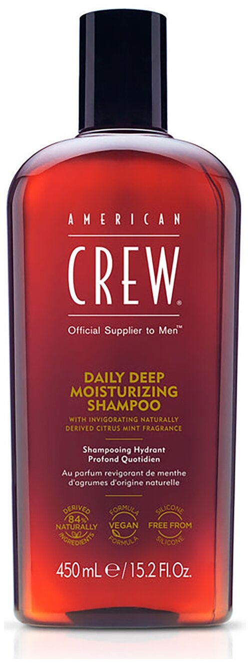 American Crew шампунь Daily Deep Moisturizing, 450 мл